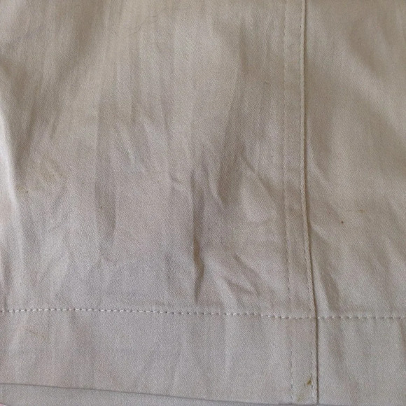 Calvin Klein Women's Mini Skirt Size L Beige Button Down Front Casual Work - Picture 6 of 6